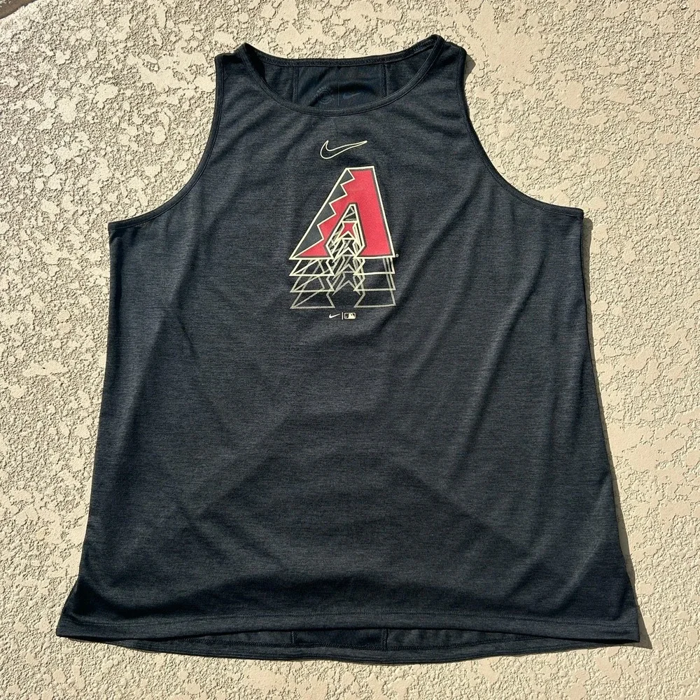 Arizona Diamondbacks Womens XL Sleeveless Tank Top‎ Nike Dri-Fit MLB Baseball